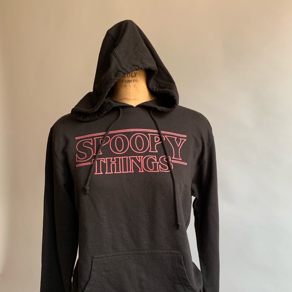 “spoopy things” sweatshirt, size small